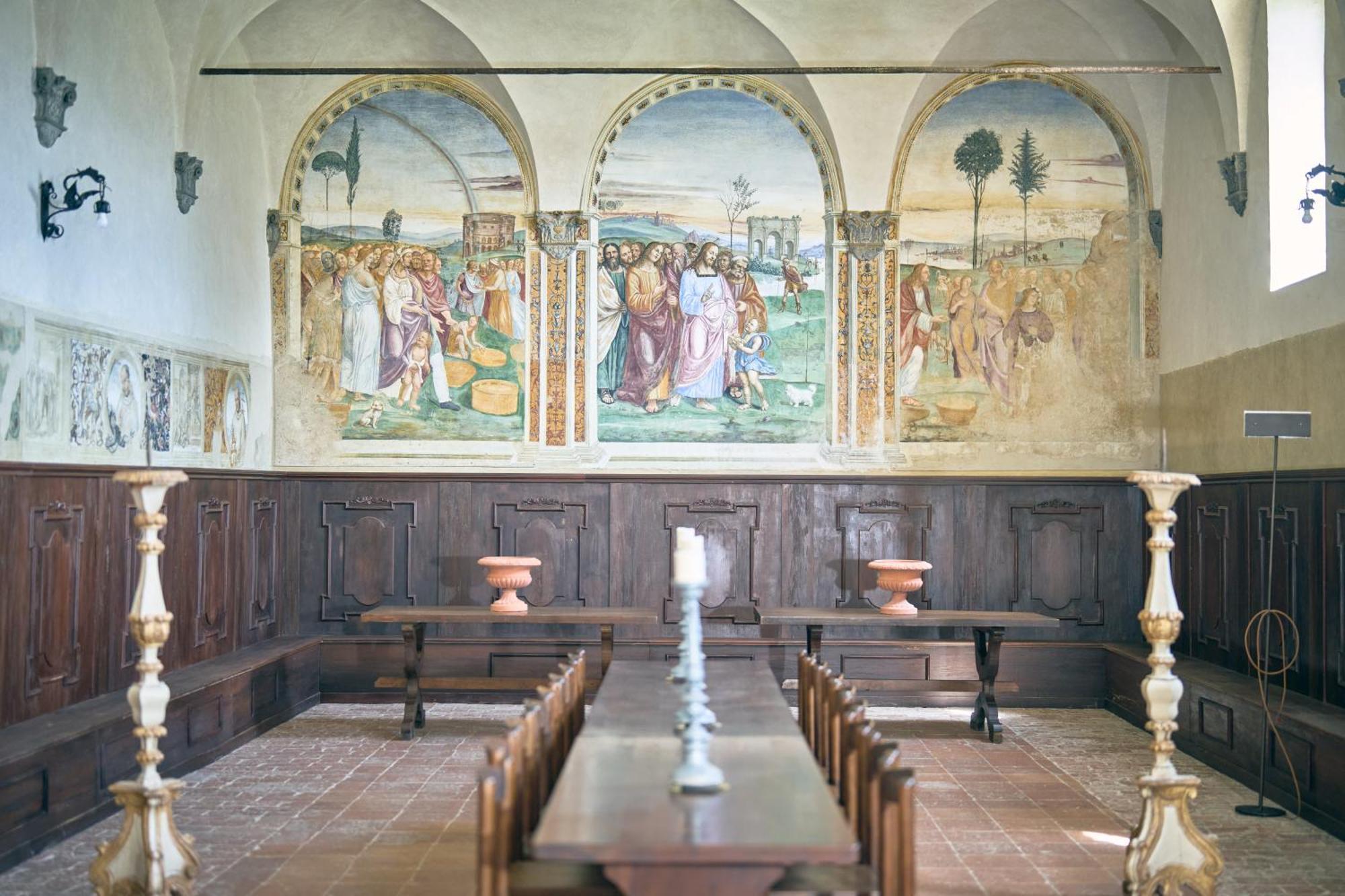 فيلا Monastero Sant'Anna In Camprena بيينْسا المظهر الخارجي الصورة